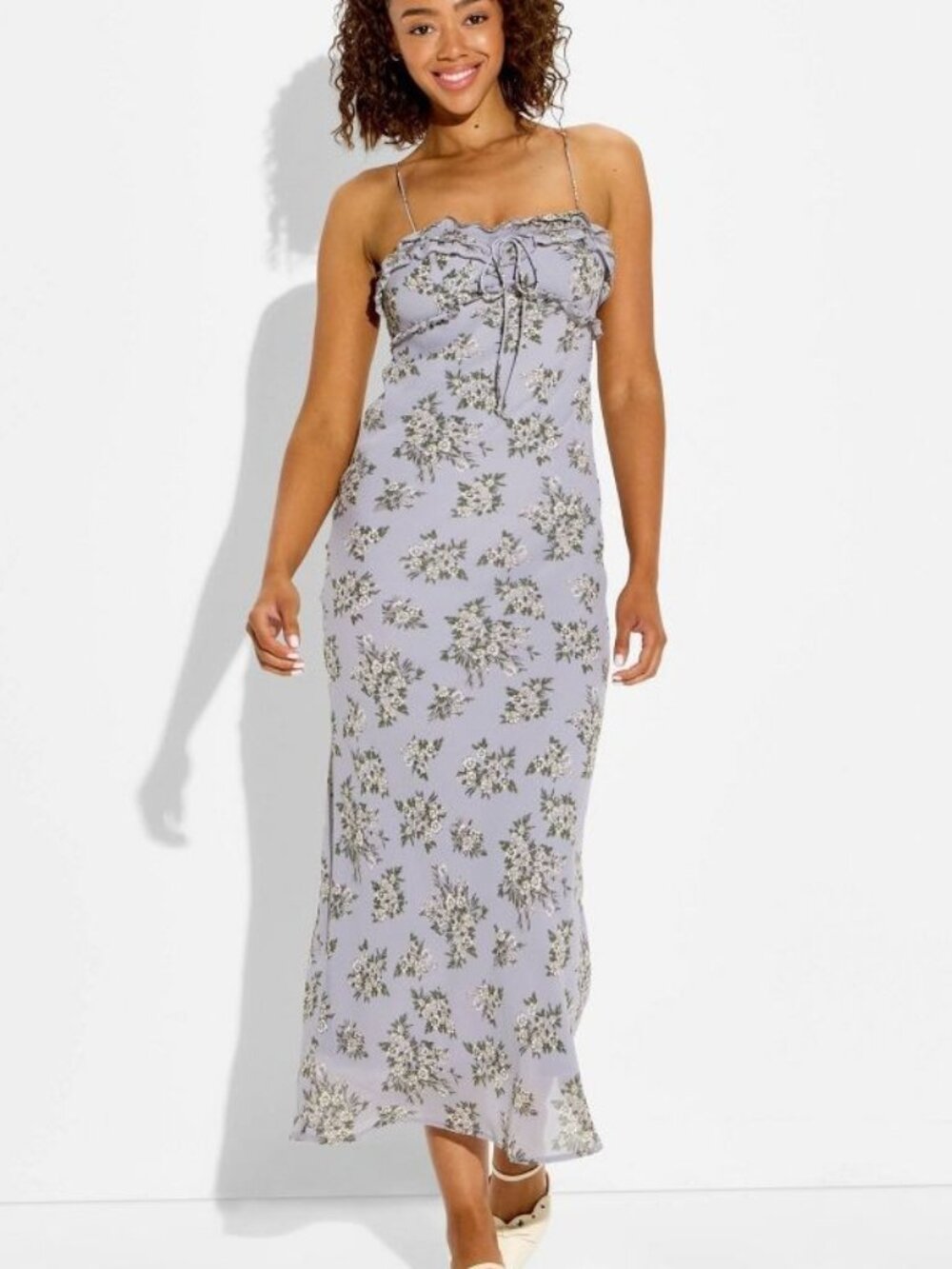 Wild Fable Women's Sleeveless Maxi Empire Waist Dress